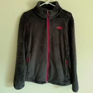North Face Osito Jacket - Black/Pink